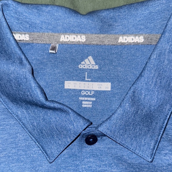 Adidas Men's Blue Polo Shirt - Picture 2 of 4